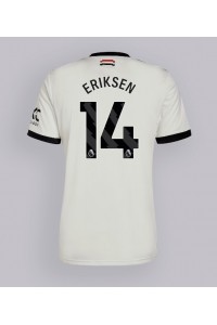 Manchester United Christian Eriksen #14 Jalkapallovaatteet Kolmaspaita 2024-25 Lyhythihainen